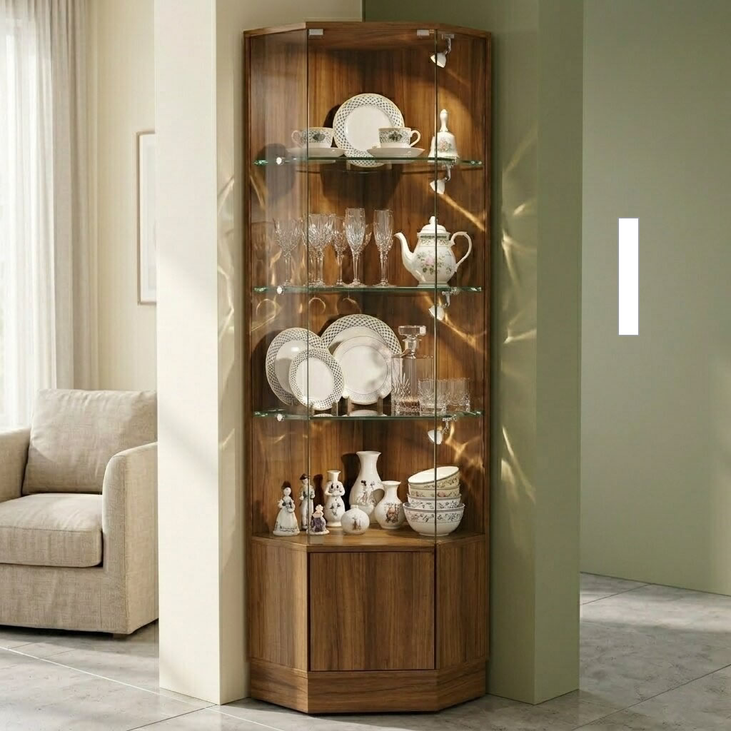 Gabloty narożne – funkcjonalna ekspozycja do domu i przestrzeni handlowych